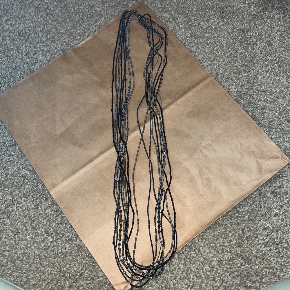 Long beaded necklace free with bundle